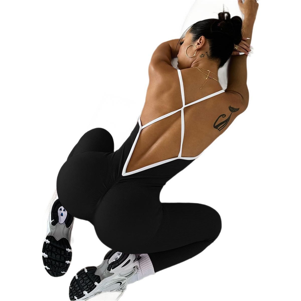 GENERICO - ENTERIZO DEPORTIVO CON EFECTO LEVANTA GLUTEOS