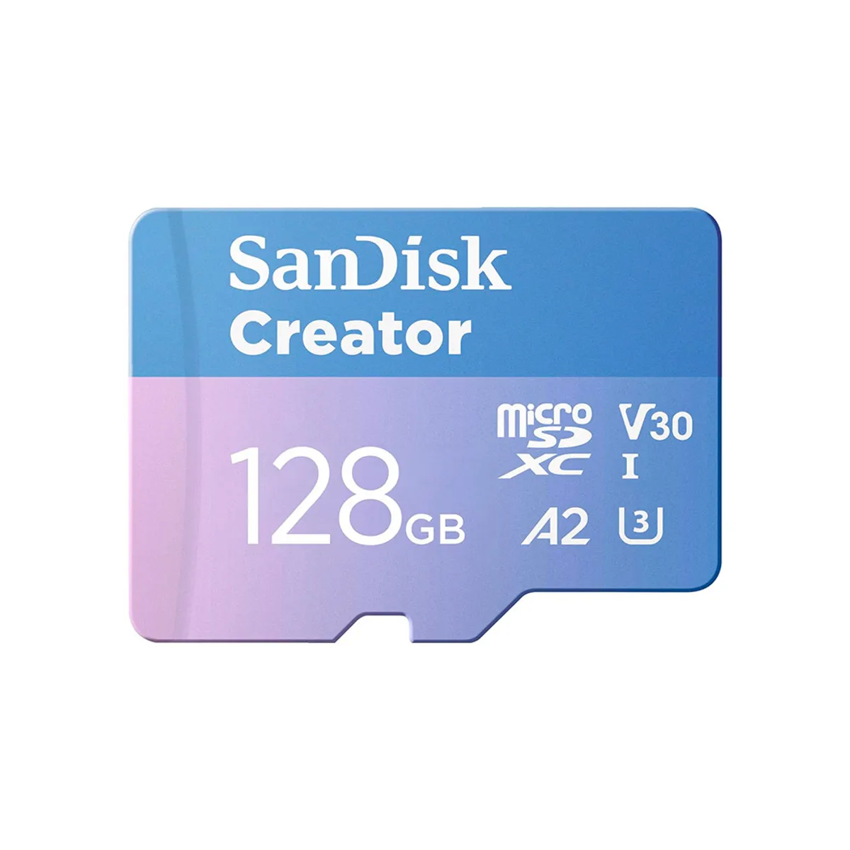 SANDISK - Memoria MicroSD con Adaptador SD 3 Meses de Lightroom 128 GB