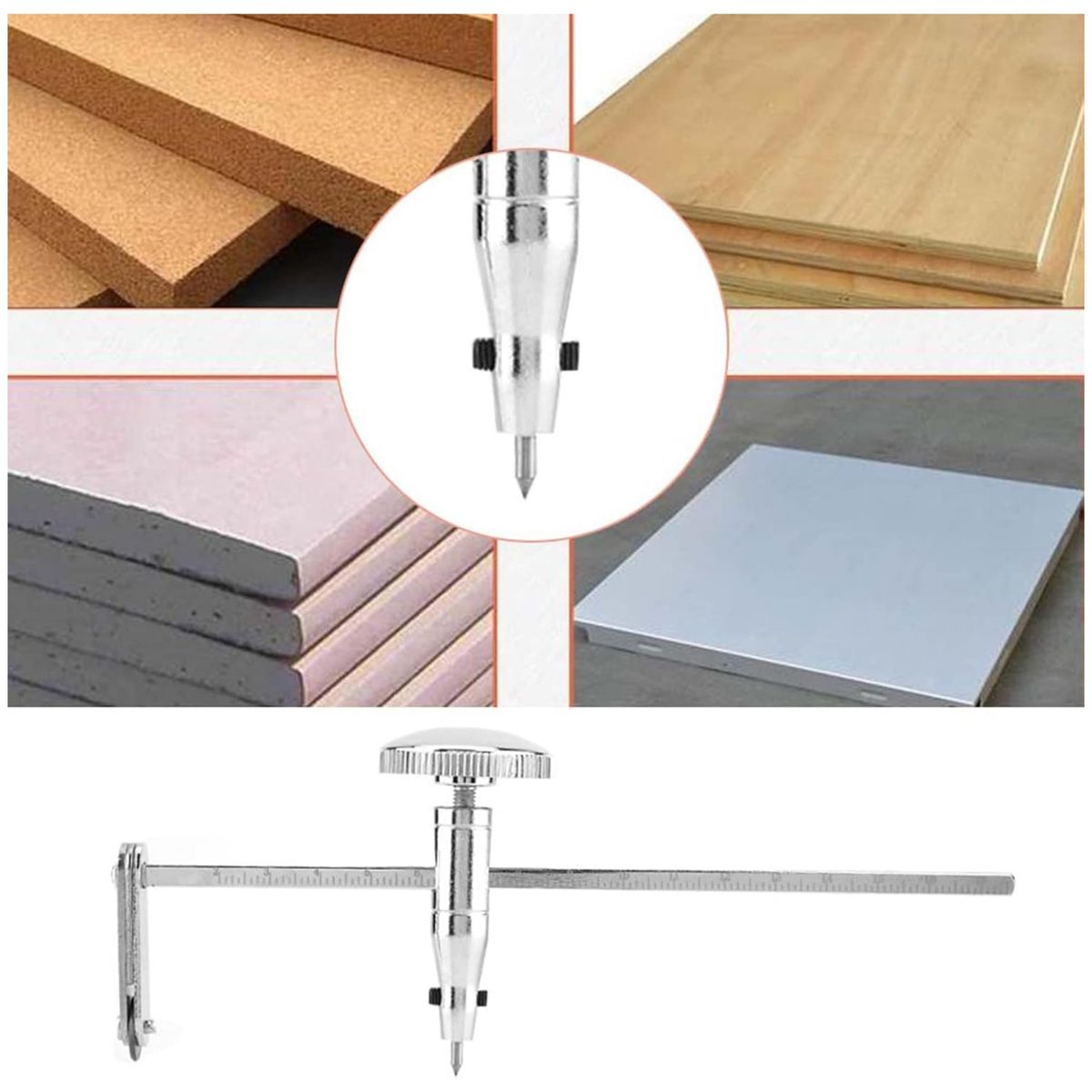 STANLEY - CORTADOR DE CIRCULOS PARA DRYWALL STHT05878LA STANLEY