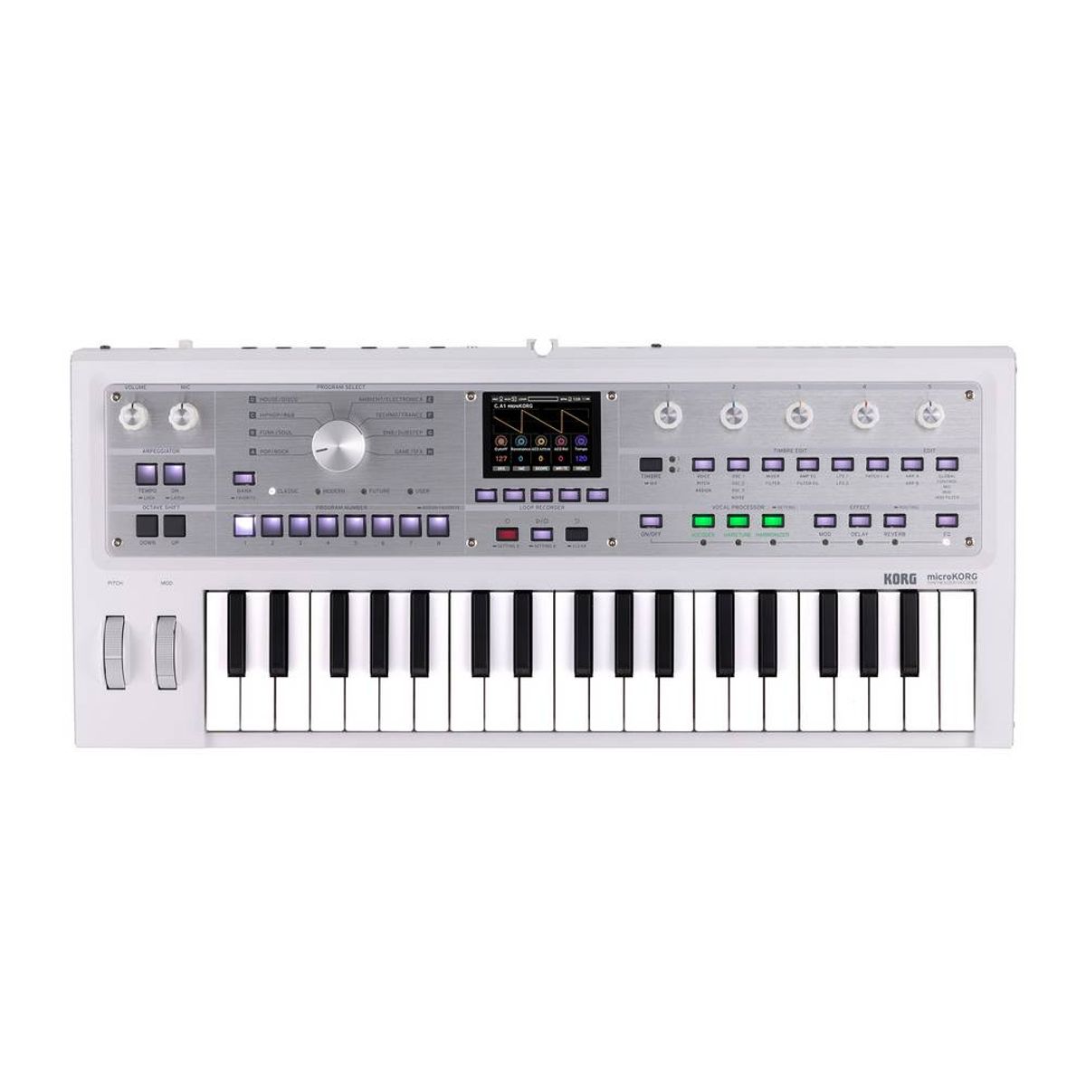 KORG - SINTETIZADOR VOCODER MicroKORG2 - KORG - MK-2 MWH - BLANCO