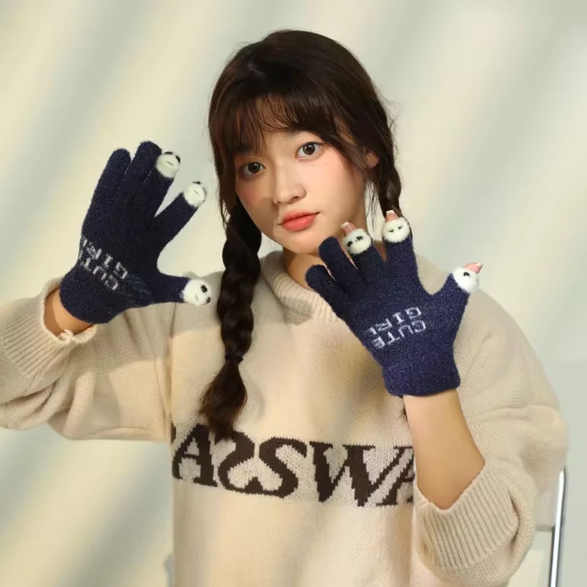 GENERICO - Guantes con orificios para smarphone