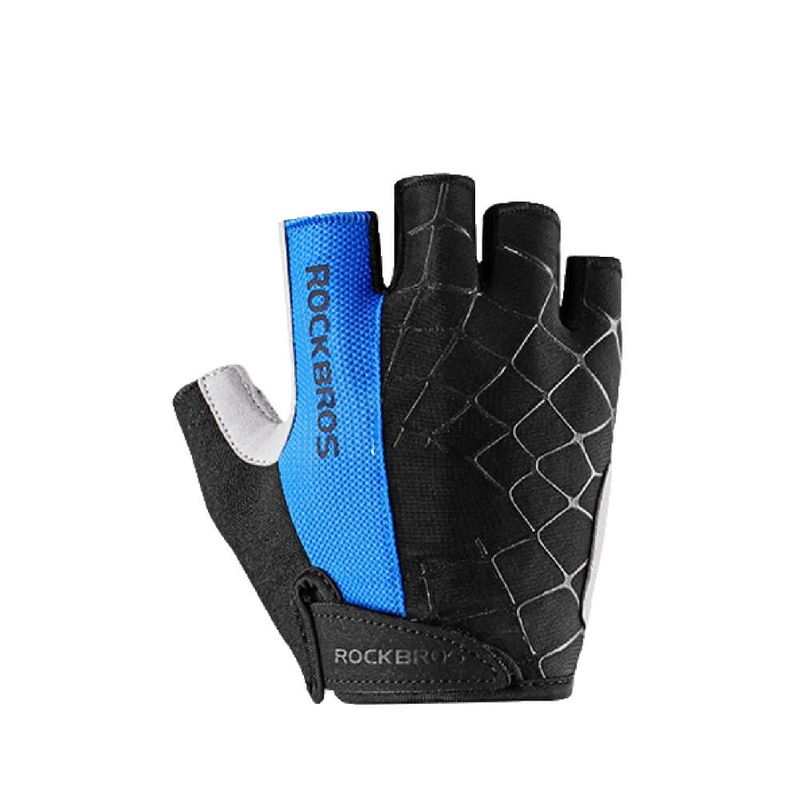 ROCKBROS - Guantes Mitón Spider Ciclismo S109 Azul Talla XL