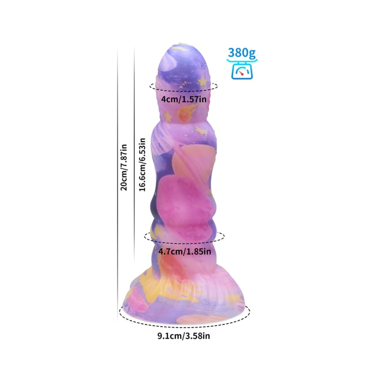 GENERICO - Dildo colorful alien - D