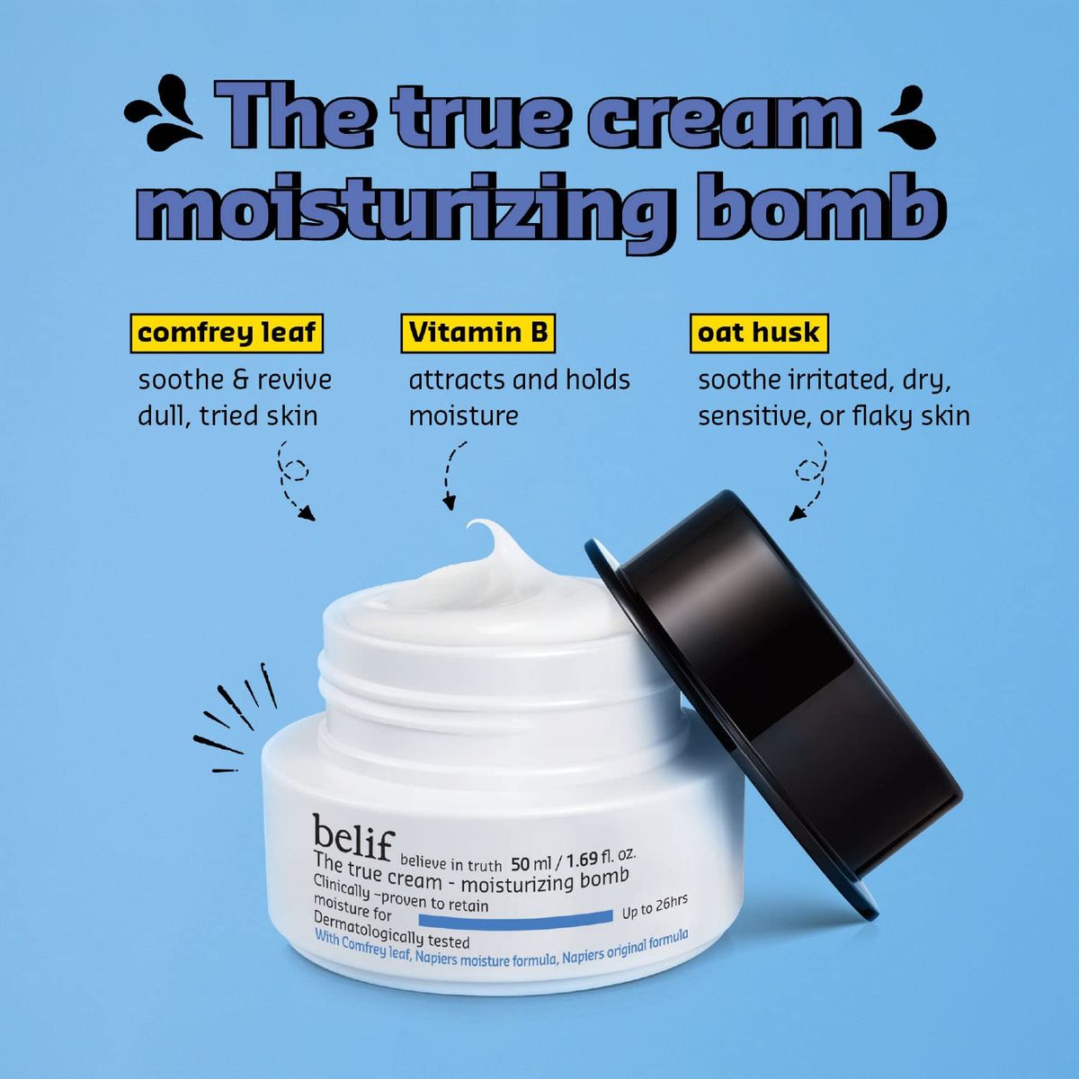 BELIF - The True Cream-Moisturizing Bomb 50ml Belif