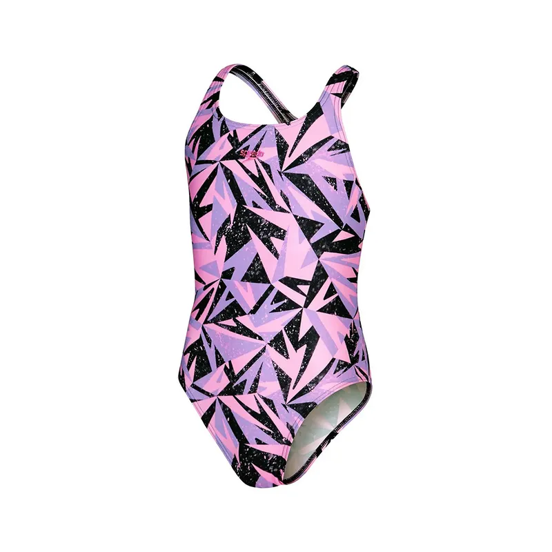 SPEEDO - Traje Baño Natación Niña Speedo Hyperboom Allover Medalist Navy