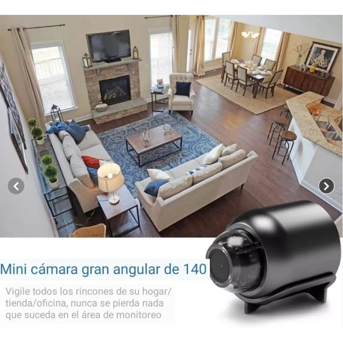 GENERICO - MINI CAMARA ESPIA WIFI VISION NOCTURNA INALAMBRICA