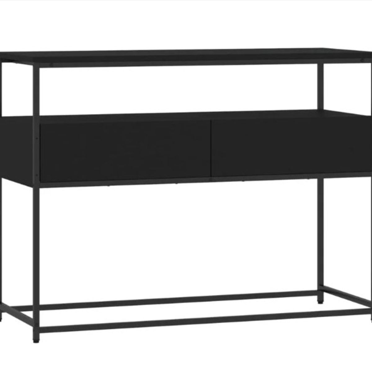STARHOME - Arrimo Recibidor Consola Eko Negro 110 cm