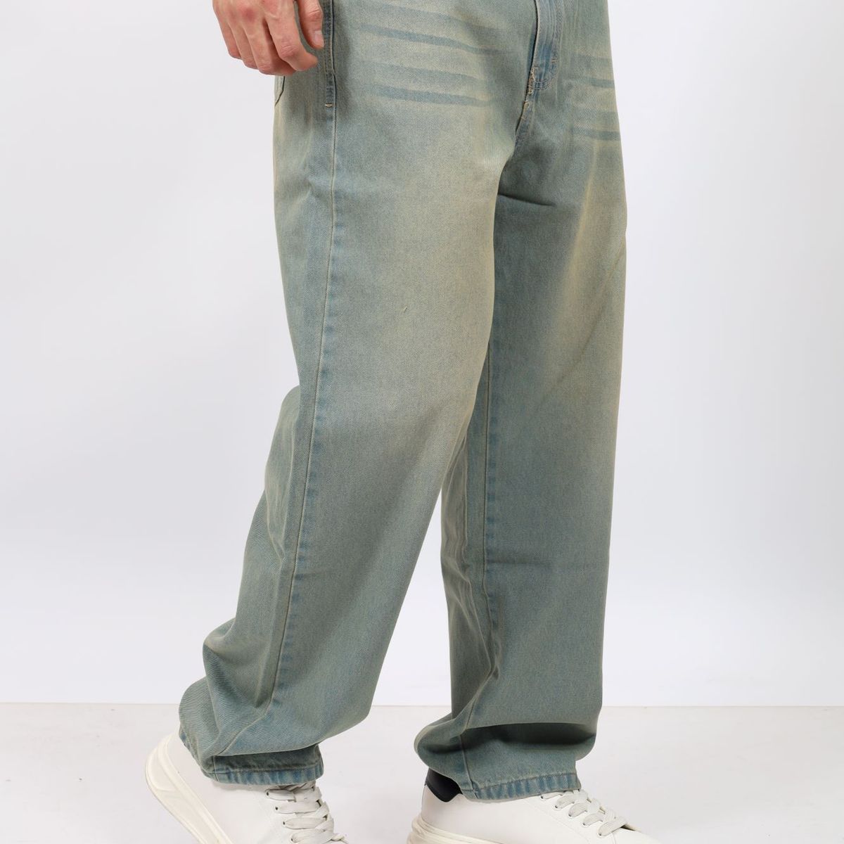 QH - PANTALÓN BAGGY LAVADO OXIDO PARA HOMBRE