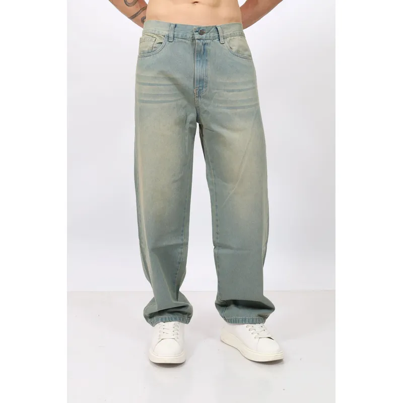 QH - PANTALÓN BAGGY LAVADO OXIDO PARA HOMBRE