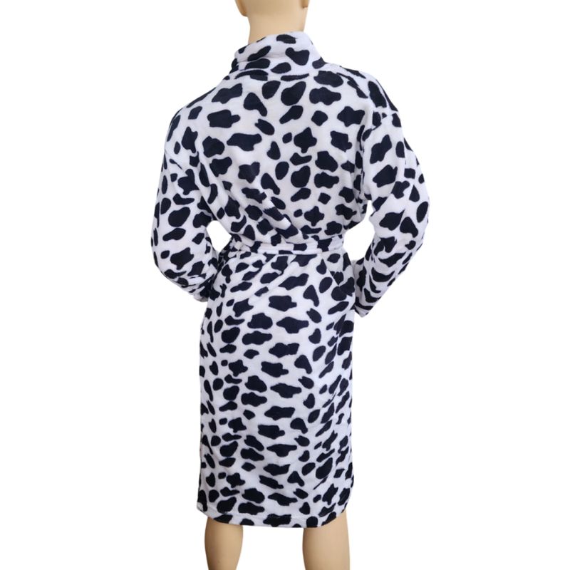 GENERICO - Bata de baño Toalla suave con bolsillo - Diseño tipo vaca