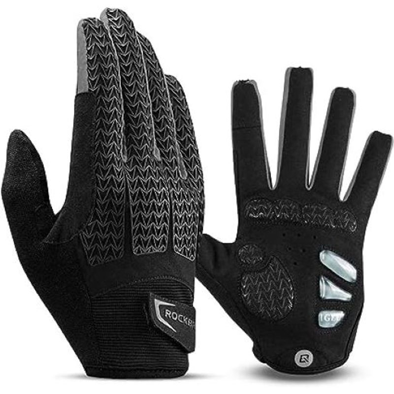 ROCKBROS - Guantes Ciclismo Gel S169-1B Gris Talla M