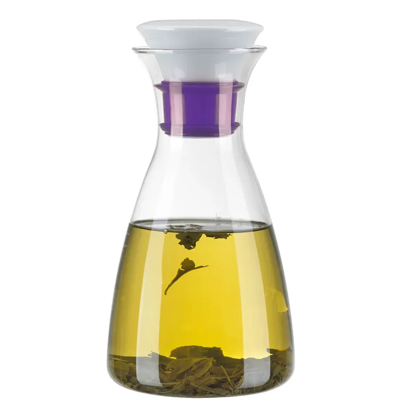 GENERICO - JARRA DE VIDRIO CON TAPA HERMETICA 1000ML