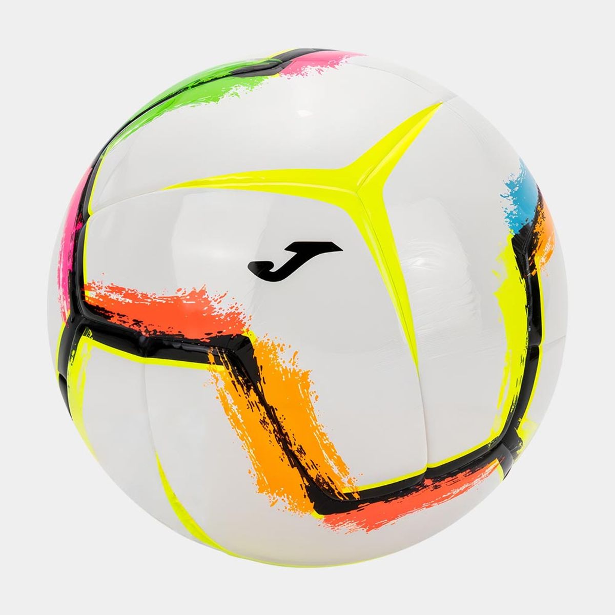 JOMA - Balón Fútbol Halley II Blanco Multicolor Fluor T5