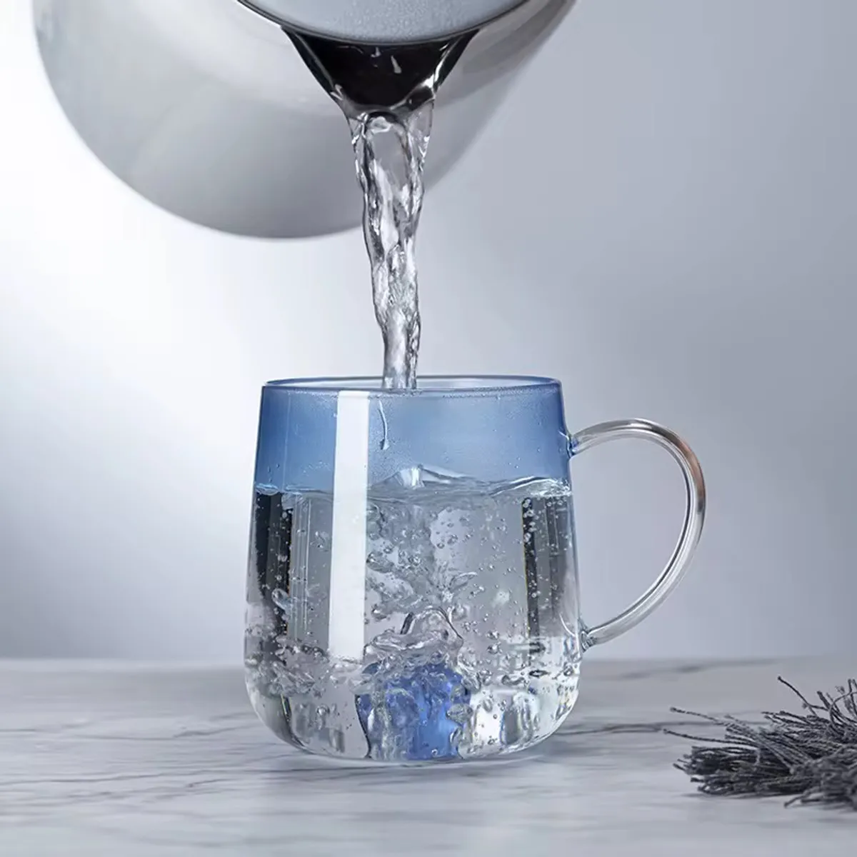 GENERICO - TAZA DE VIDRIO BOROSILICATO CORAZON 3D 400ML