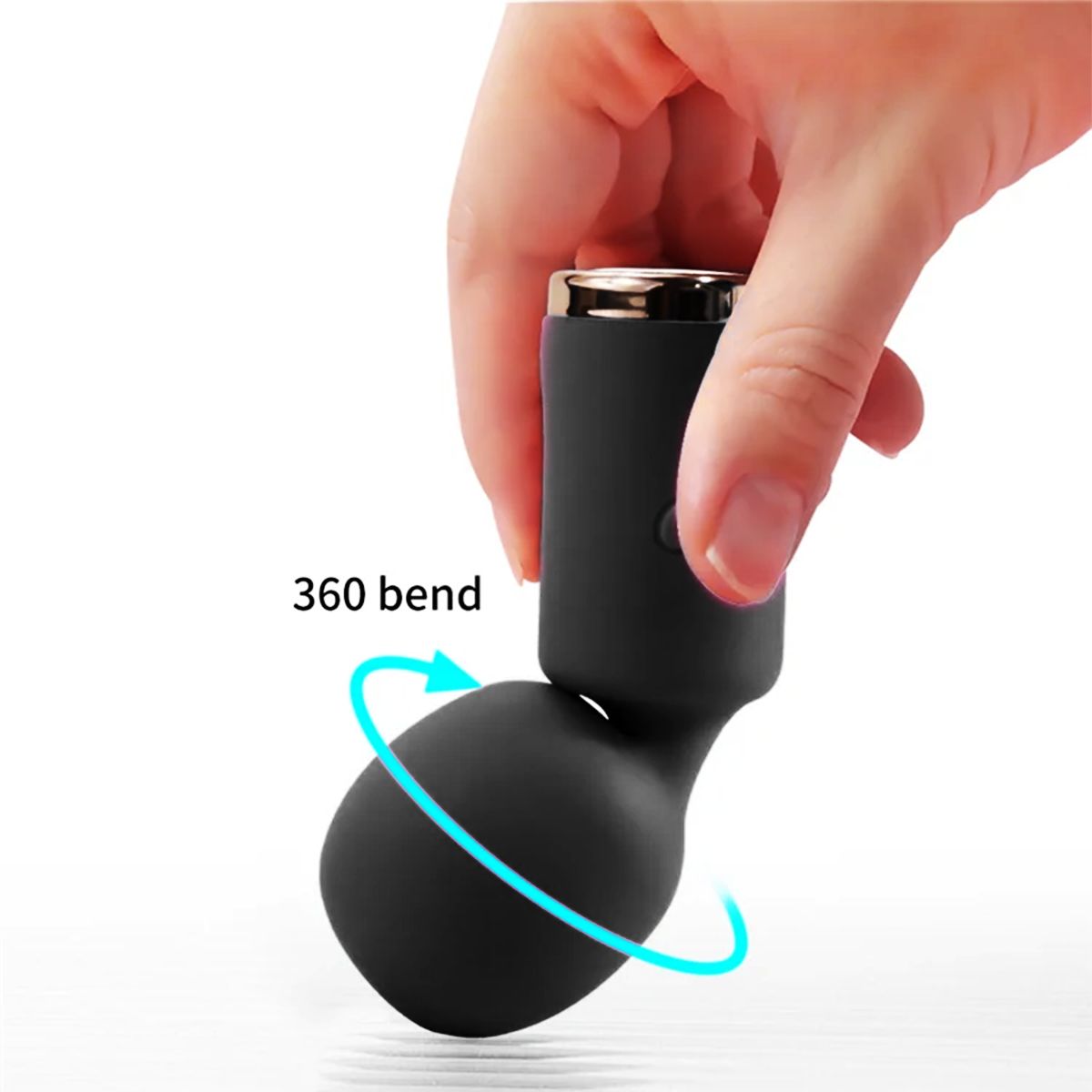 GENERICO - Mini vibrador varita - Negro