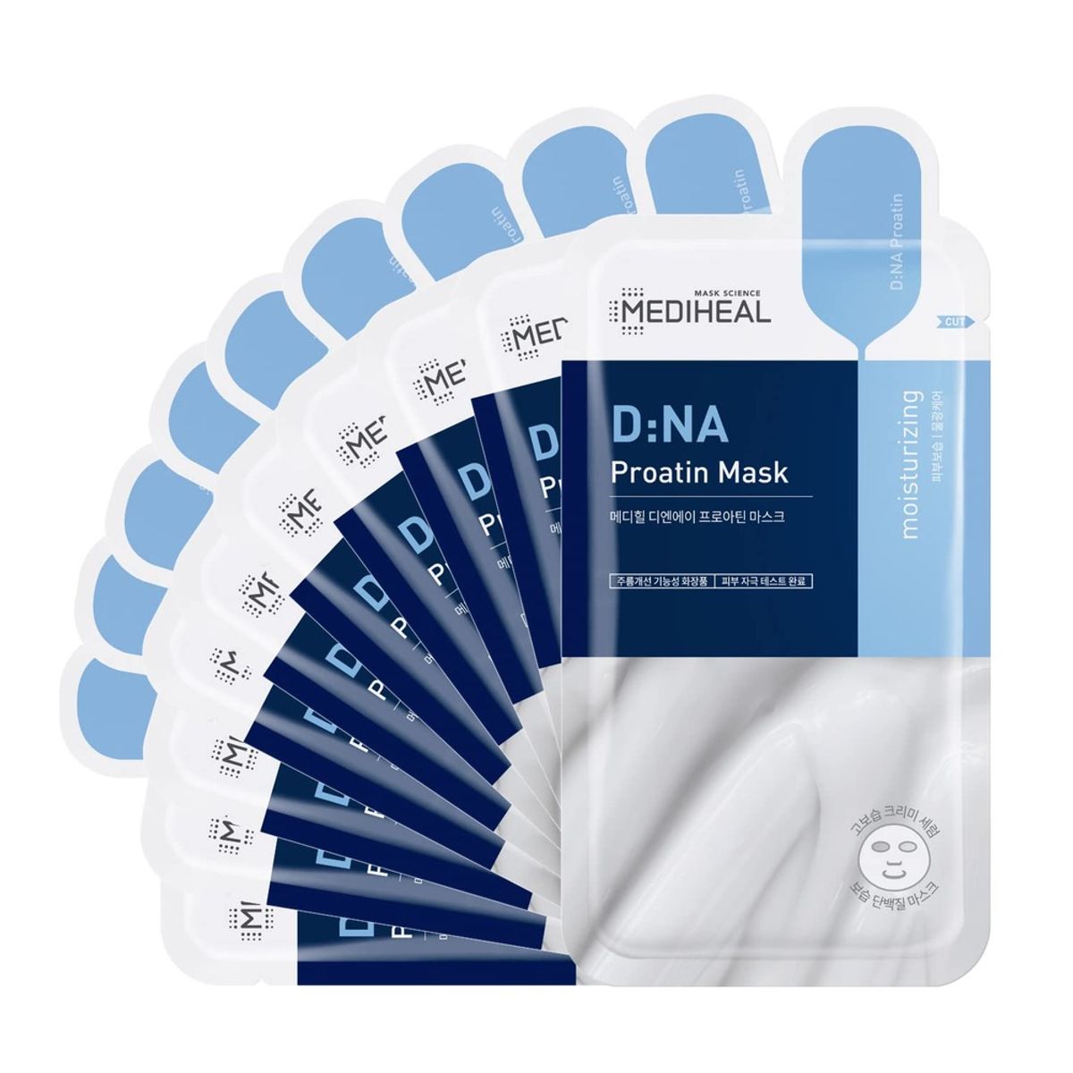 MEDIHEAL - Mascarilla DNA Protein 10unid Mediheal.