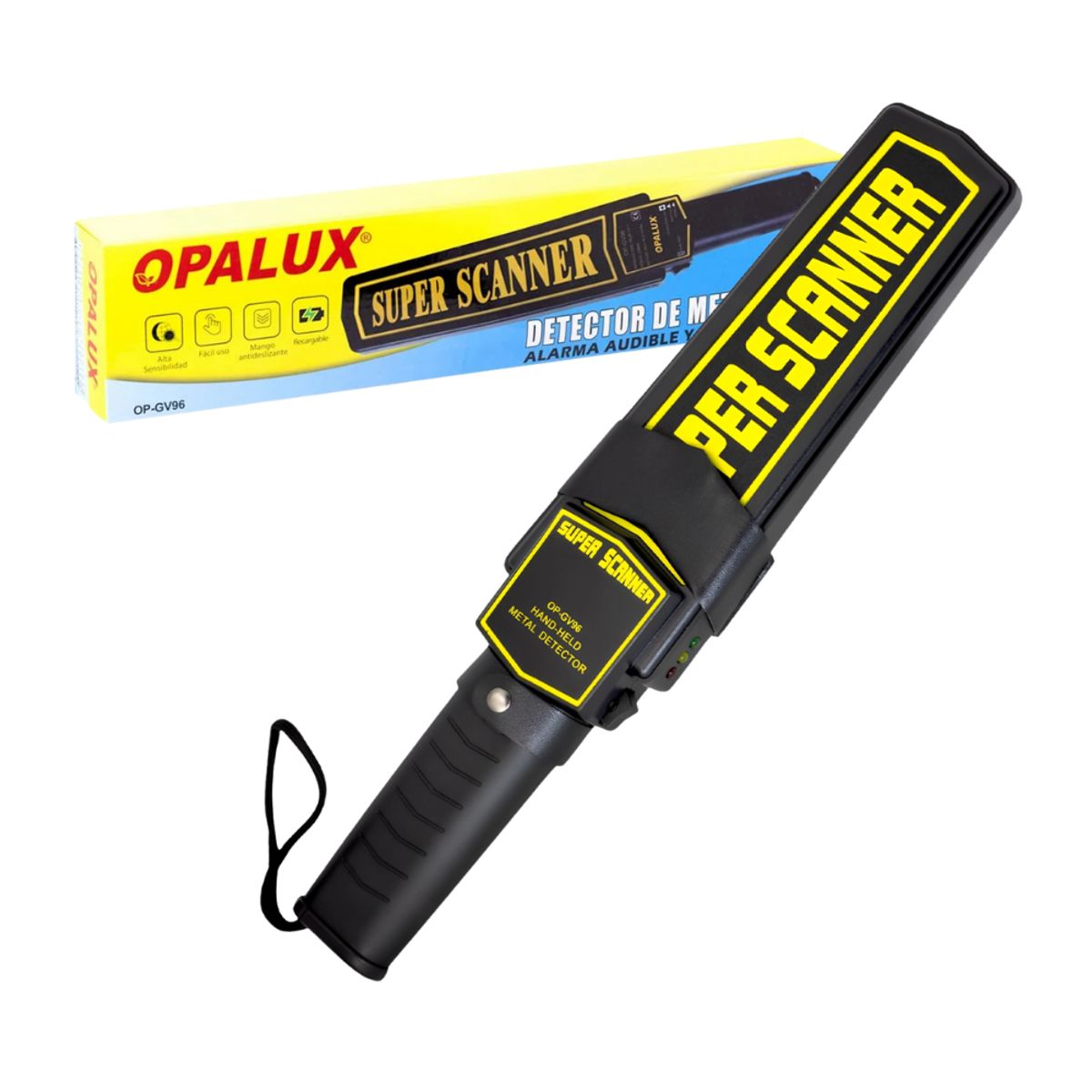 OPALUX - Detector De Metales Recargable Opalux Op-Gv96