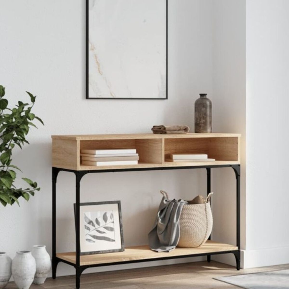 STARHOME - Arrimo Recibidor Consola Beton Duna 110 cm