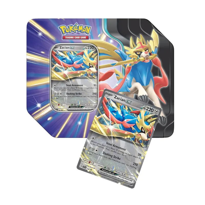 POKEMON - Pokemon TCG Slashing Legends Tin Zacian Ingles