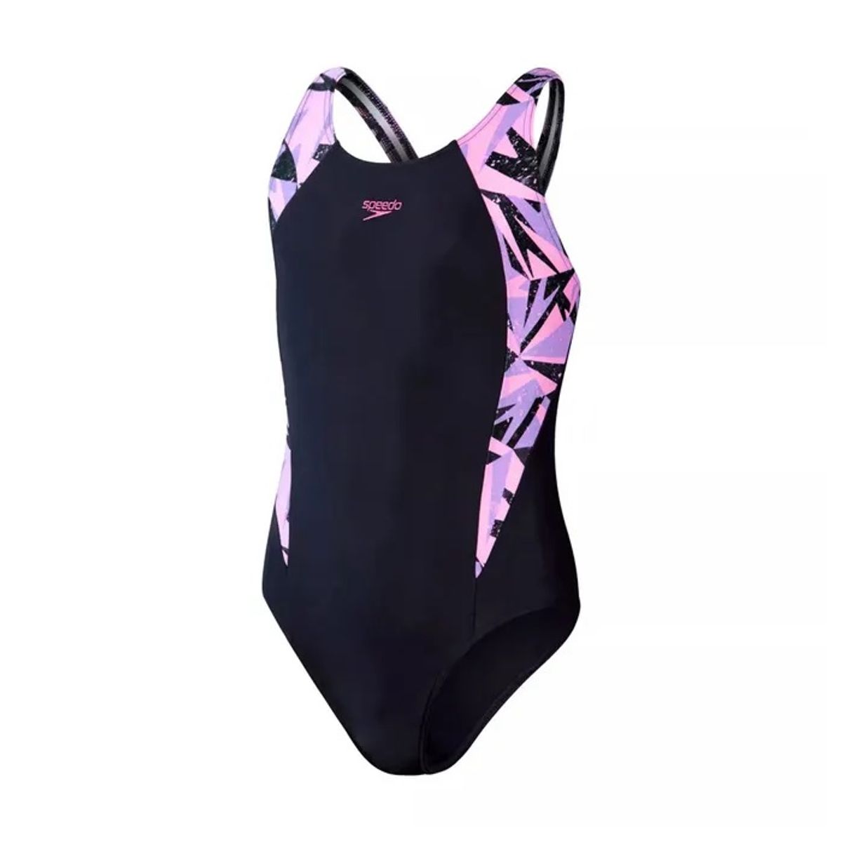 SPEEDO - Traje Baño Natación Niña HyperBoom Splice Muscleback NavyPink