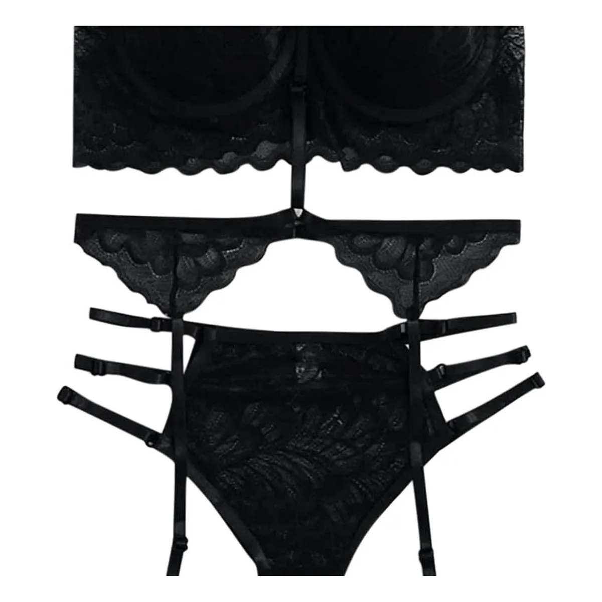 GENERICO - CONJUNTO DE LENCERÍA EXÓTICA PARA MUJER