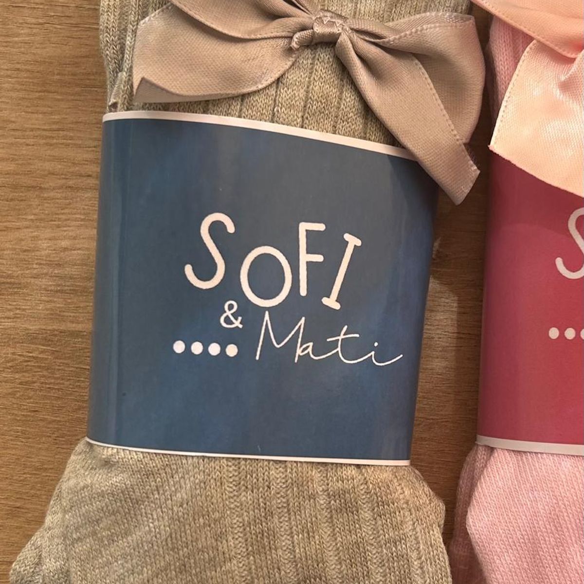 GENERICO - Pantimedias con lazo Sofi y Mati para niñas