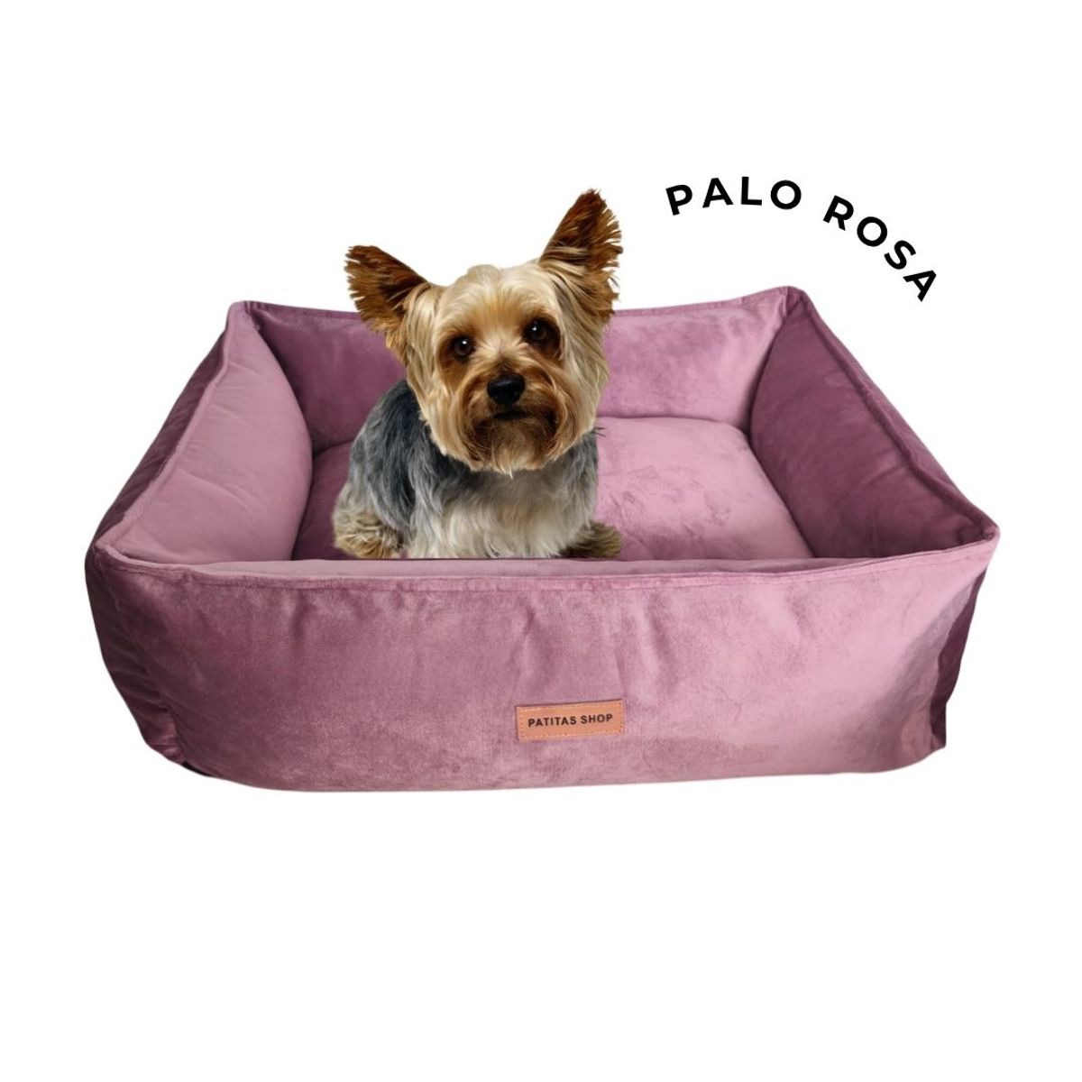 GENERICO - Cama Abrigadora Reversible de Felpa para Mascotas L PaloRosa