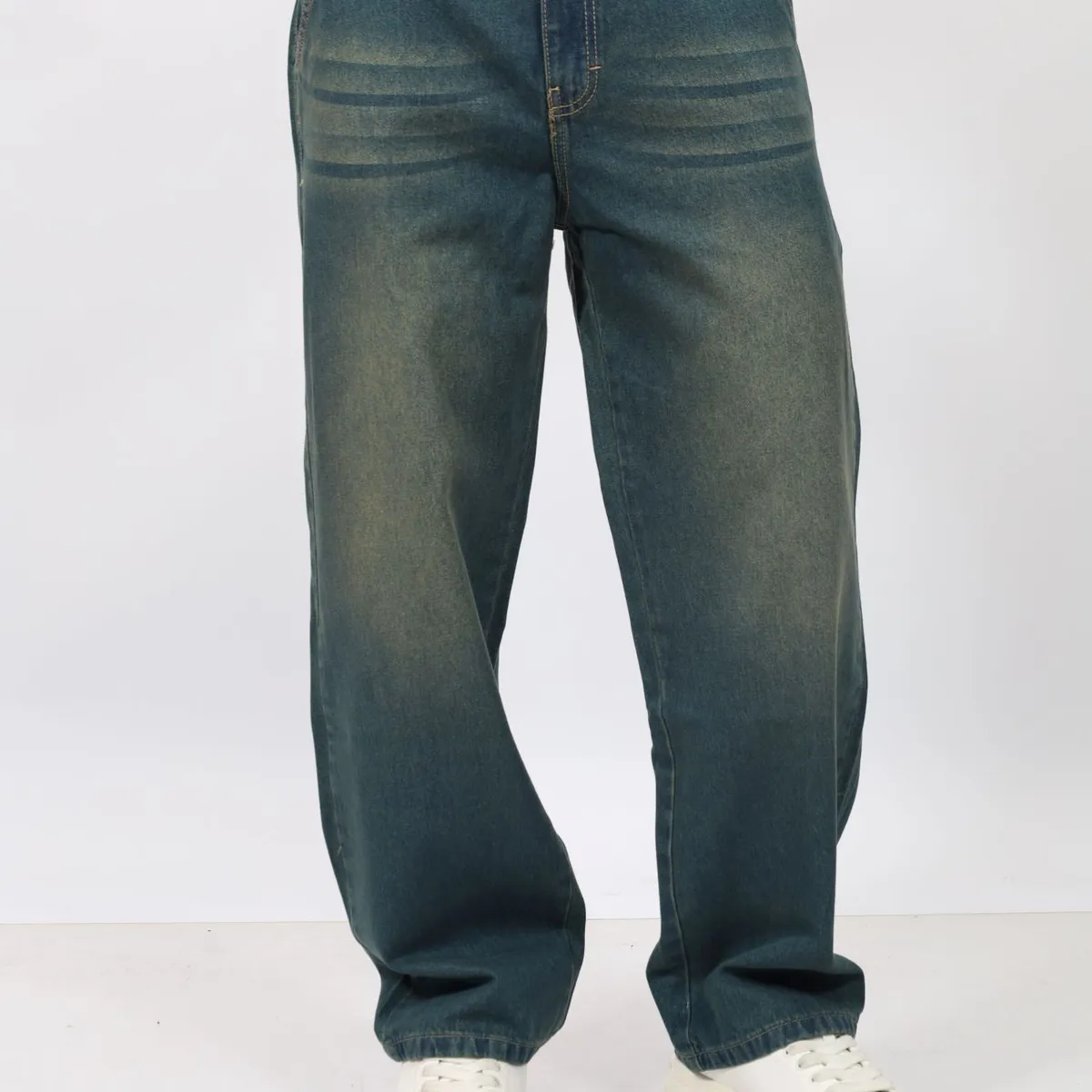 QH - PANTALÓN BAGGY LAVADO OXIDO II PARA HOMBRE