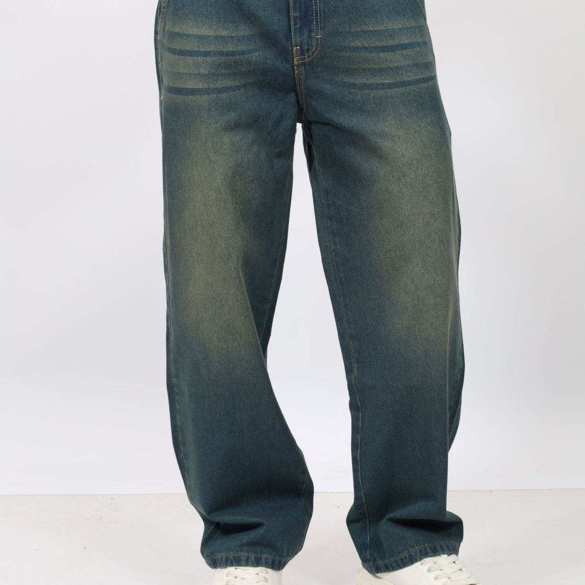 QH - PANTALÓN BAGGY LAVADO OXIDO II PARA HOMBRE