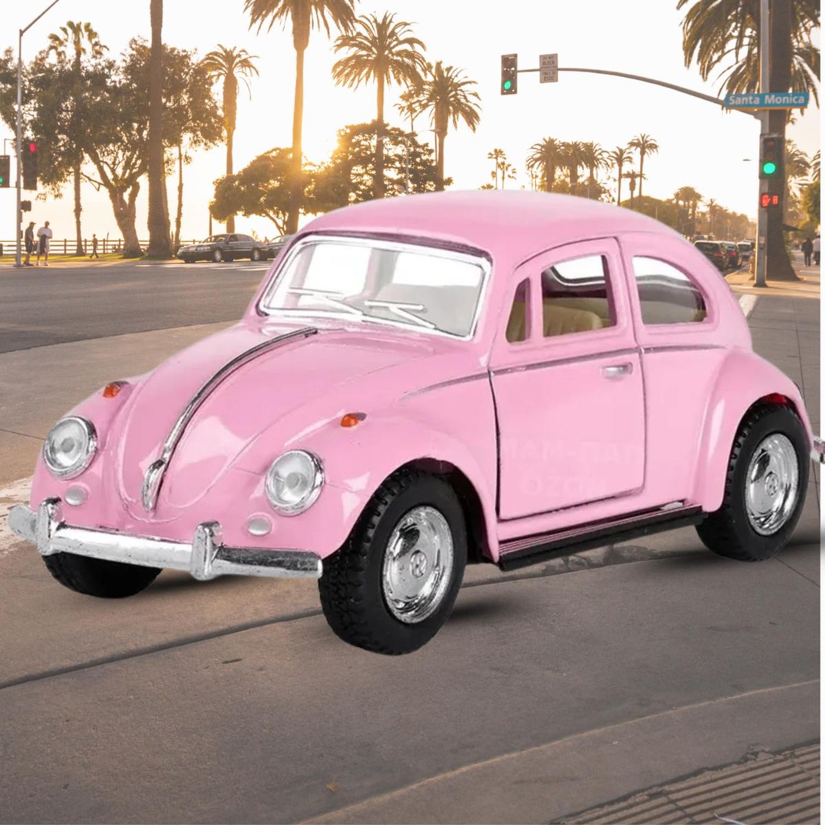 GENERICO - Auto De Colección VOLSKWANGEN ESCARABAJO Rosado