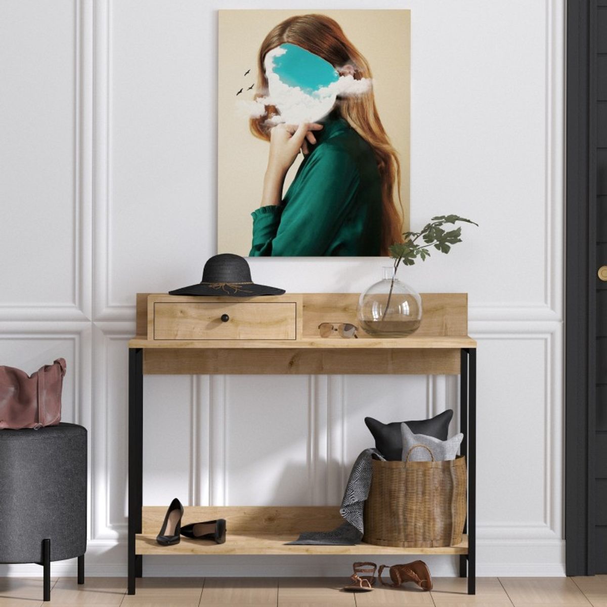 STARHOME - Arrimo Recibidor Consola Pixel Duna 110 cm