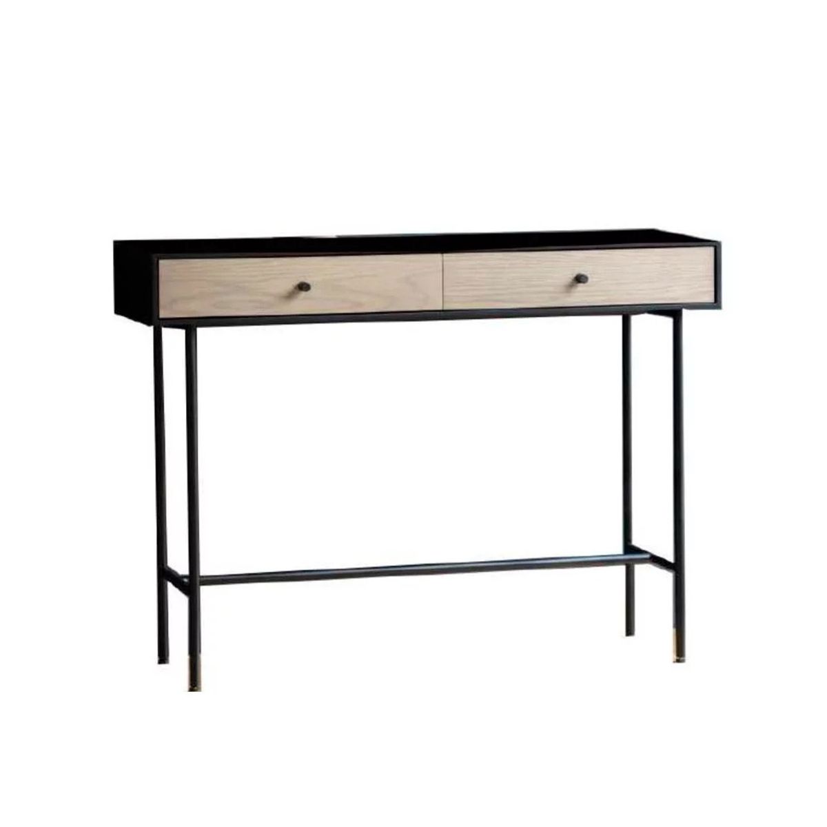 STARHOME - Arrimo Recibidor Consola Skala Negro 110 cm