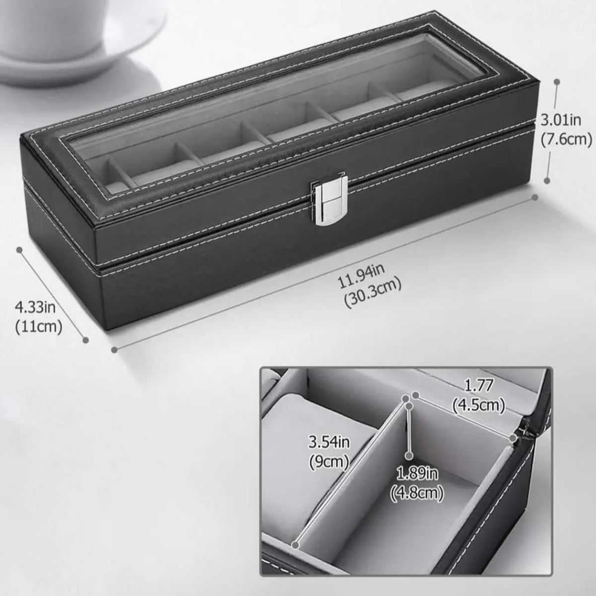 GENERICO - Caja Organizadora De Relojes 8573