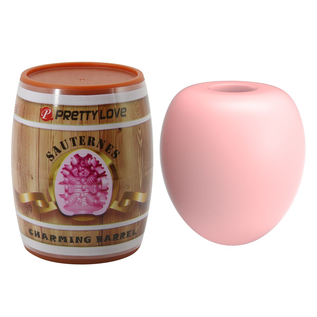 PRETTY LOVE - Masturbador Hombre Texturizado Sauternes Estimulante Flexible y Suave