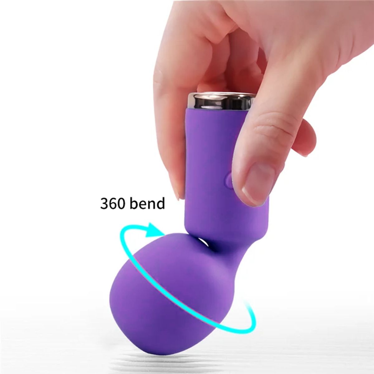 GENERICO - Mini vibrador varita - Morado