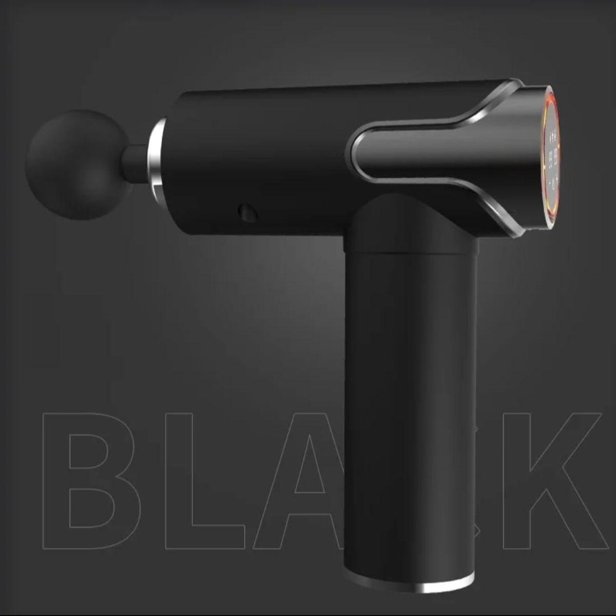 GENERICO - Masajeador Gun Pistola con 4 Cabezales Digital