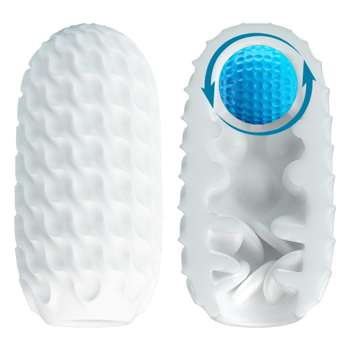 PRETTY LOVE - Masturbador Hombre Texturizado Magic Esfera Estimulante Flexible Suave