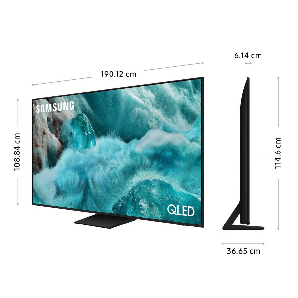 SAMSUNG - Televisor Samsung QLED 85" Visión AI Smart TV QN85Q7F5AGXPE - Nuevo 2025