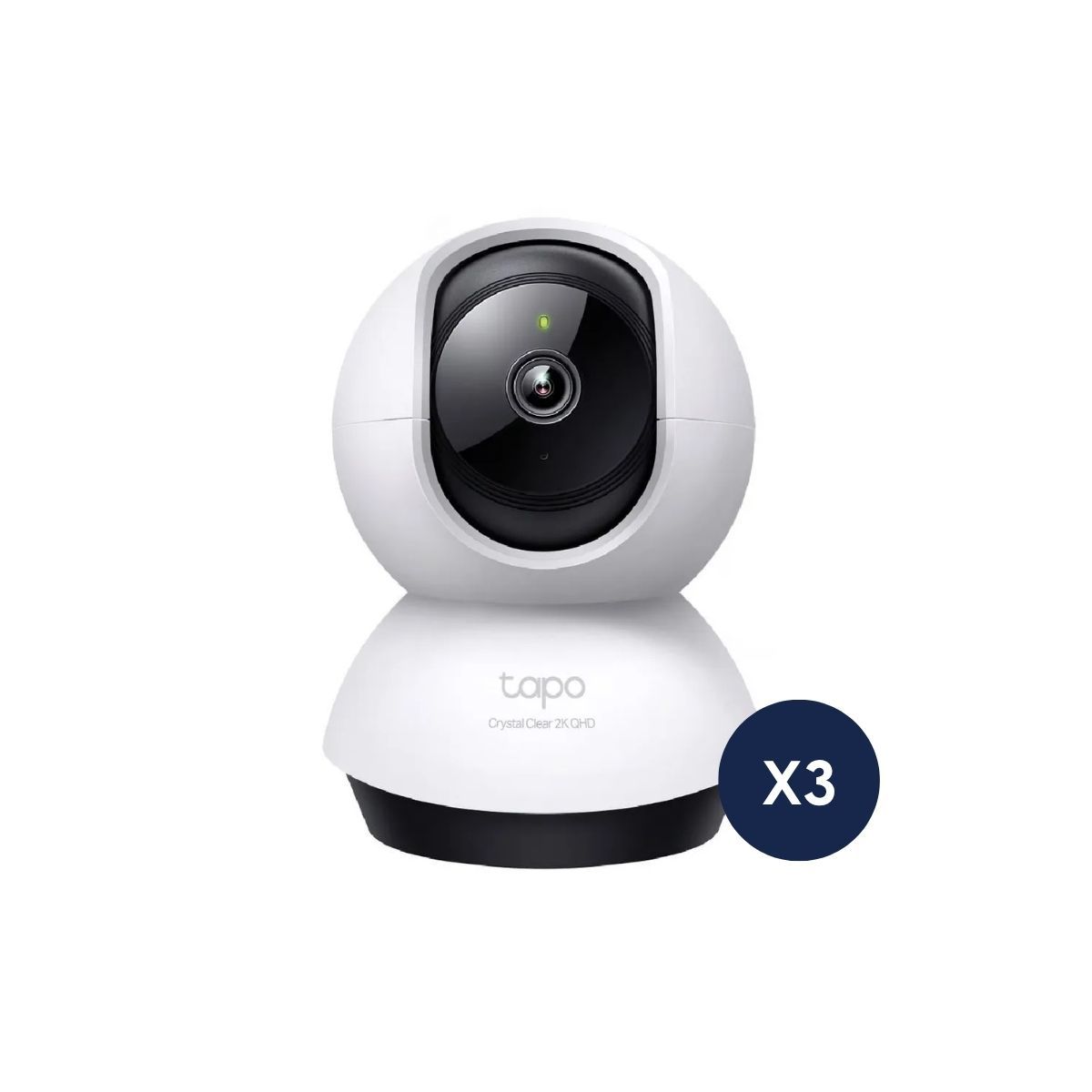 TP LINK - Kit de 3 Cámara de seguridad para interiores Tapo C220 2K QHD - Tp-Link