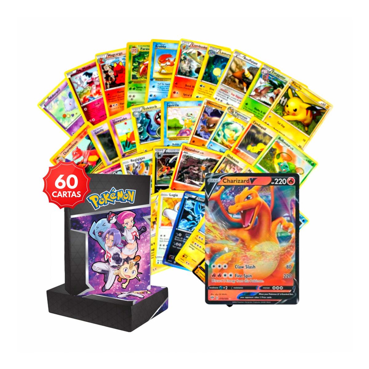 POKEMON - Lote 60 Cartas Al Azar Pokemon TCG