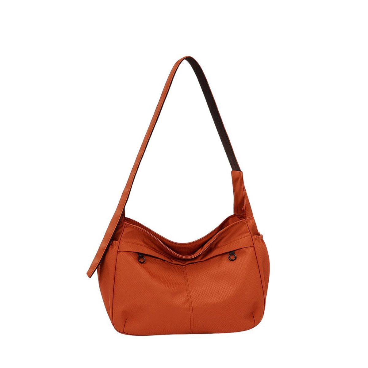 GENERICO - Bolso Bandolera Estilo Urbano Naranja Quemado