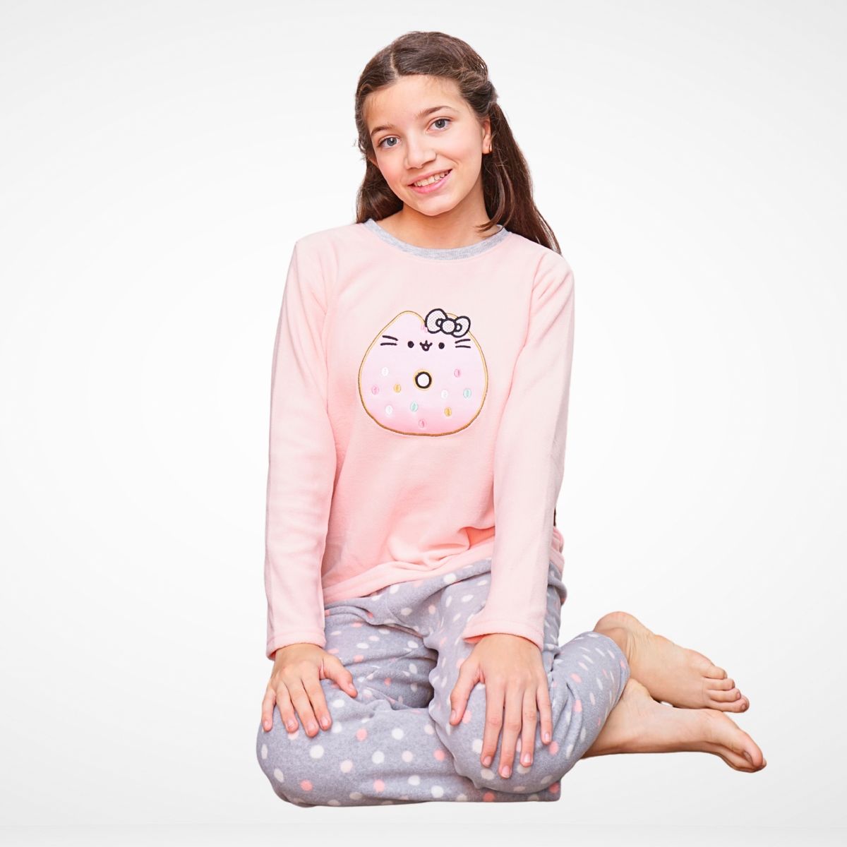 GENERICO - Pijama Baby Cat Donut Micropolar - Inga Pijamas