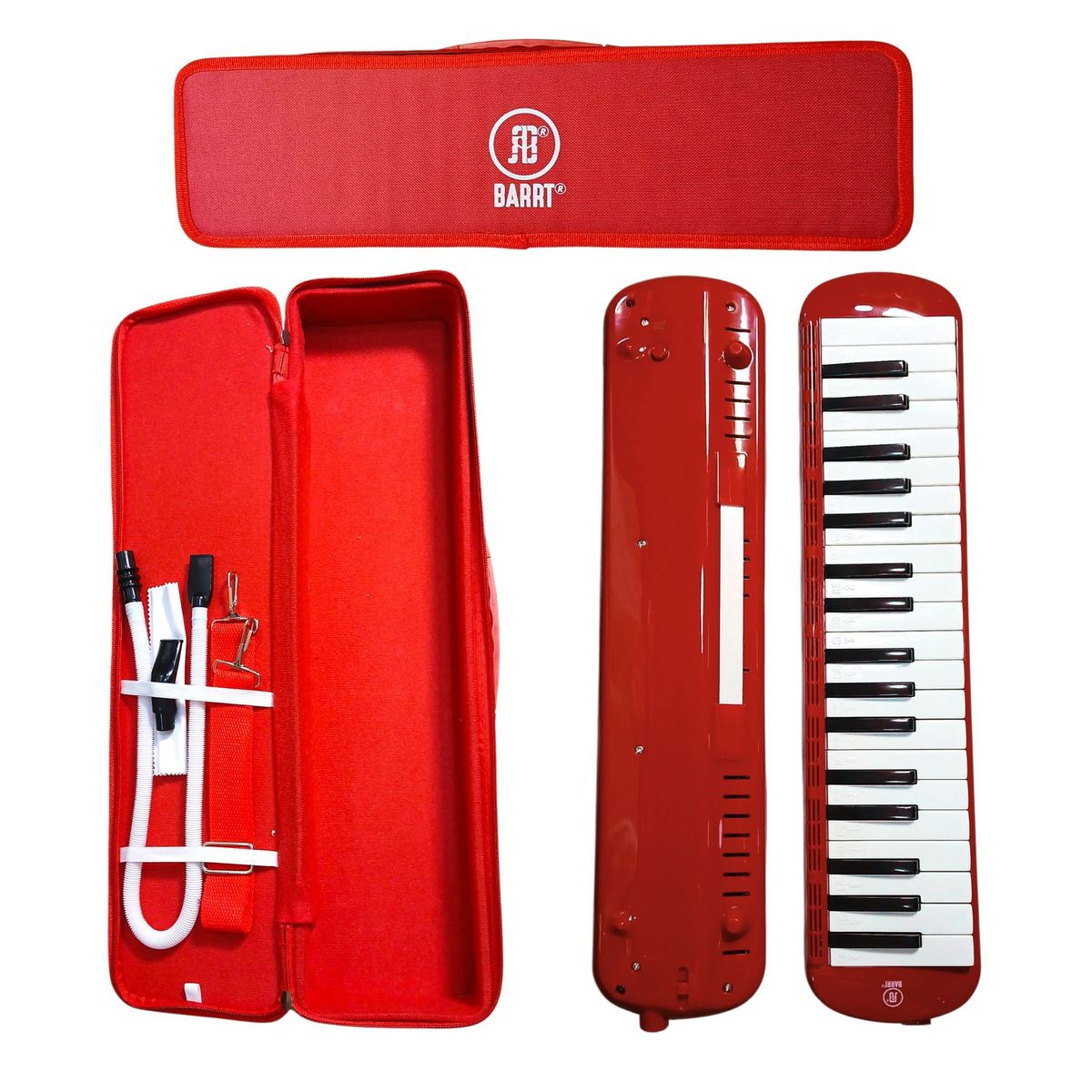 GENERICO - Melódica Barrt de 32 Teclas con Estuche – Rojo