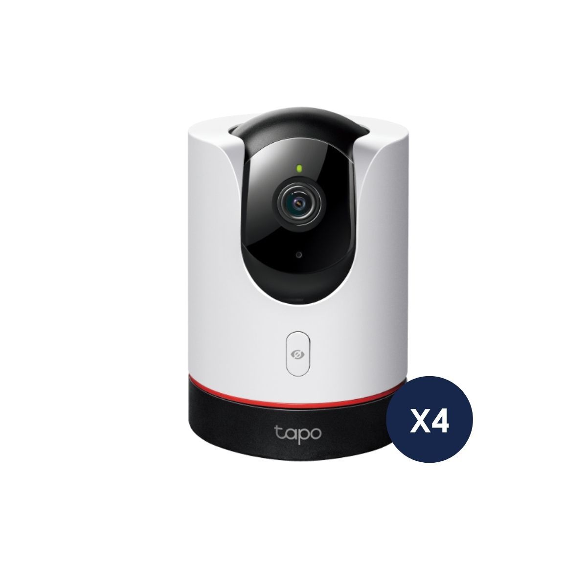 TP LINK - Kit de 4 Cámara de seguridad Wi-Fi para interiores 2K Tapo C225 - Tp-Link