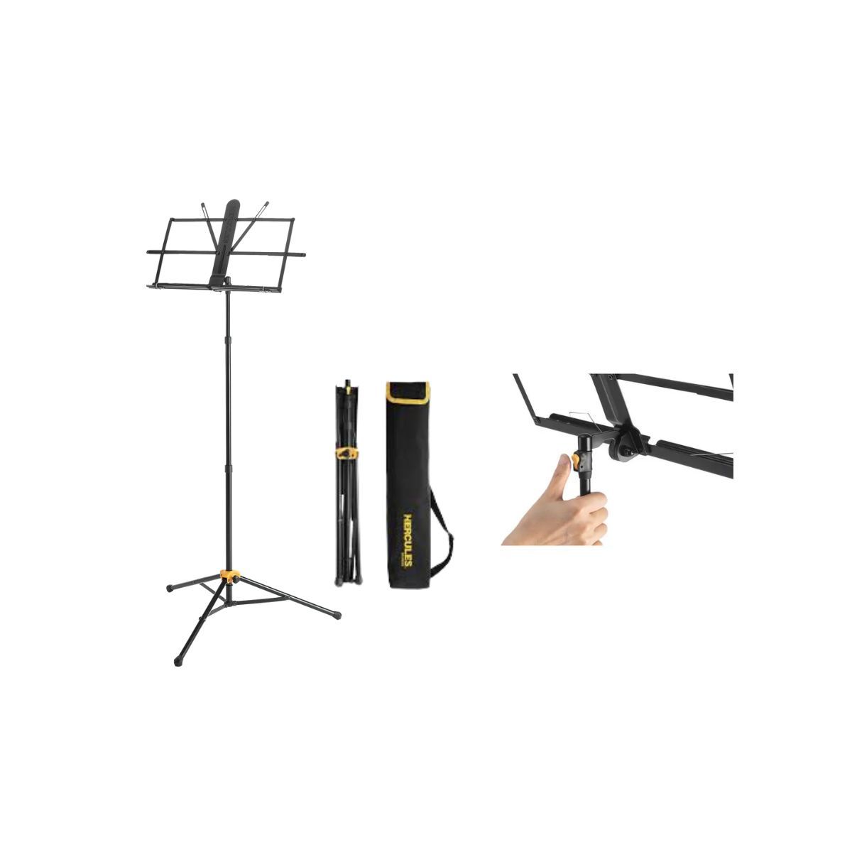 HERCULES - HERCULES BS118BB ATRIL DE PARTITURA CON FUNDA