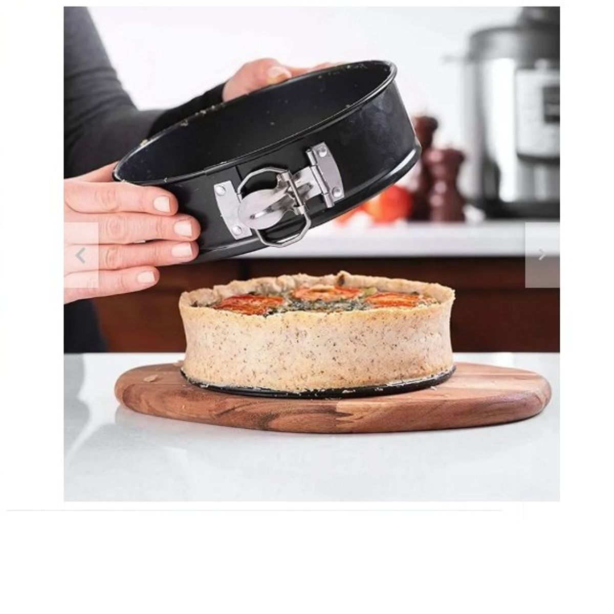 GENERICO - Set 3 Moldes Redondos Repostería Torta Antiadherente