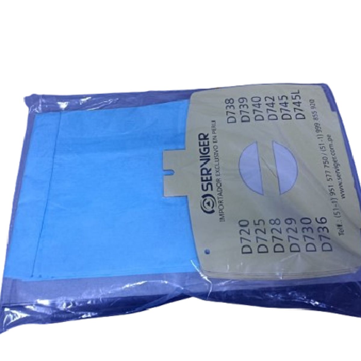 GENERICO - Pack de Bolsas Para Aspiradora D742