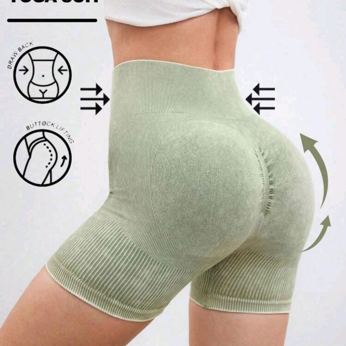 GENERICO - SHEIN Shorts deportivos a rayas