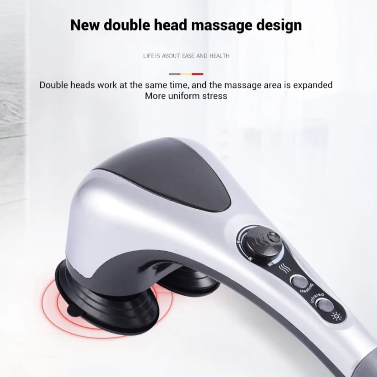 GENERICO - Masajeador Profesional con función de Infrarrojos y potencia Graduable