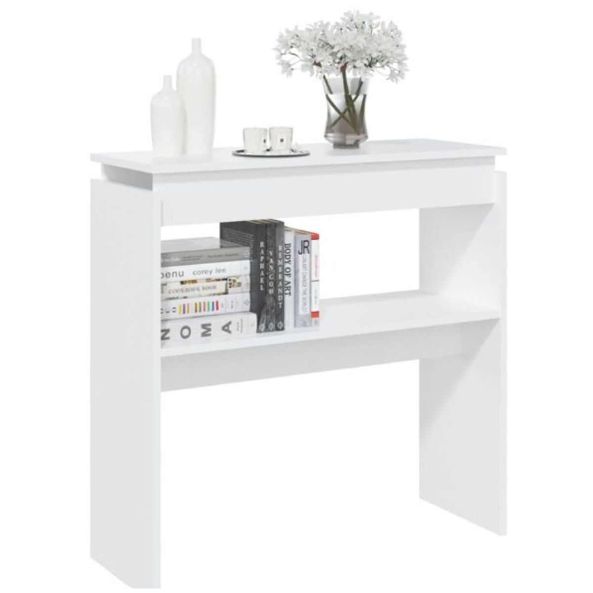 STARHOME - Arrimo Recibidor Consola Velmora Blanco 100 cm